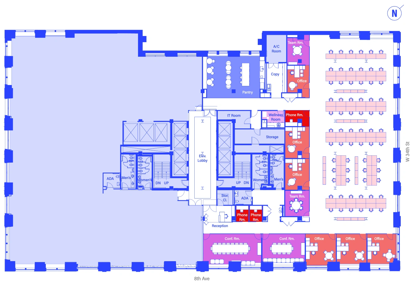 16th floor office floorplan
